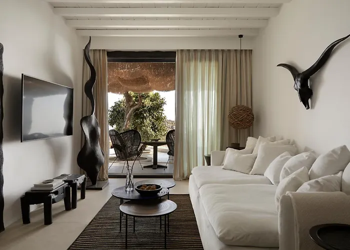 מלון Myconian Panoptis Escape, A Member Of Small Luxury Of The World 5*